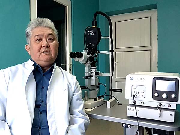 Новое оборудование в Госпитале Исманкулова - новейший американский лазер IRIDEX IQ577